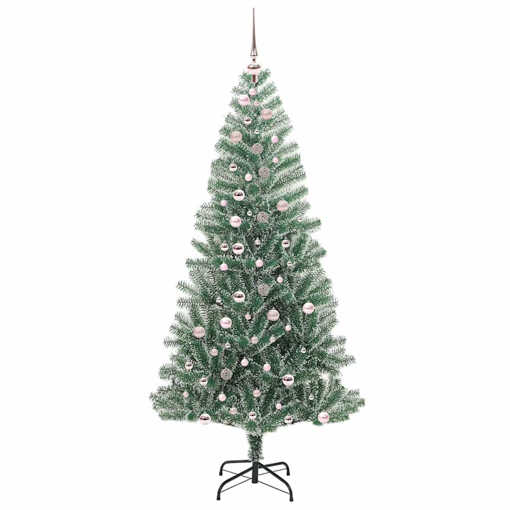 Dirbtinė Kalėdų Eglė HOLLOW STAR, Su Sniegu ir LED Šviesa su 300 LED 240 cm.