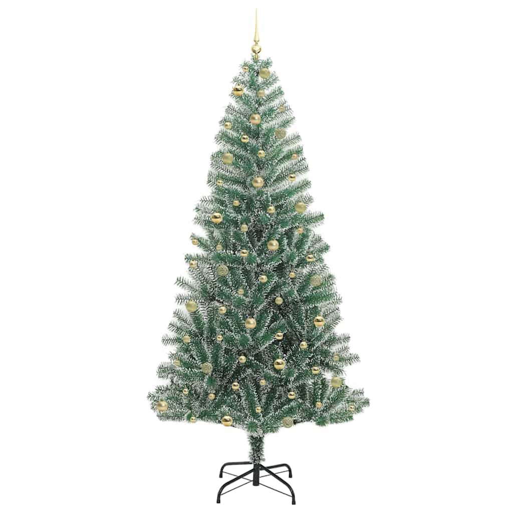 Dirbtinė Kalėdų Eglė Su Sniegu ir LED Šviesa su 300 LED 240 cm