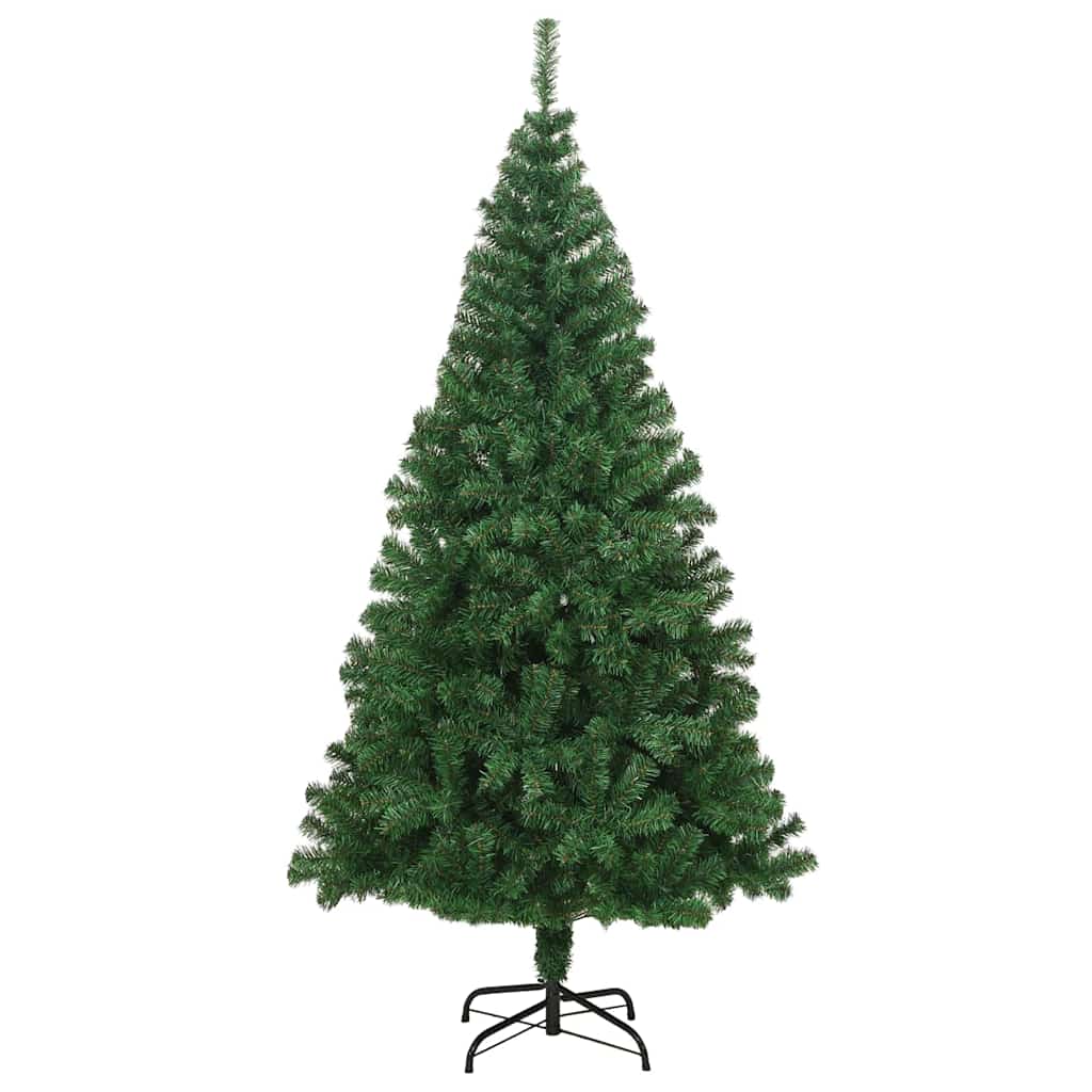 Dirbtinė Kalėdų eglutė Žalia 180 cm PVC ir Plienas ir Plastikas