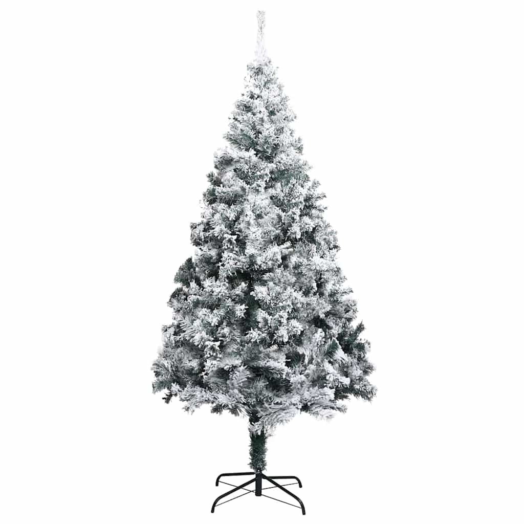 Dirbtinė Kalėdų eglutė Balta 180 cm PVC ir Plienas ir Plastikas