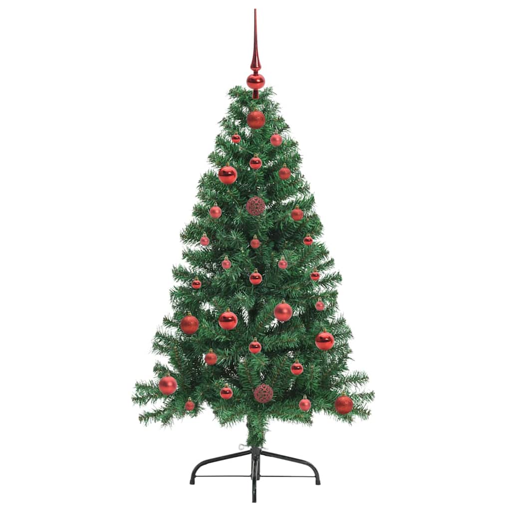 Artificial pre-lit Christmas tree EVERGREEN AK, Green 120 cm.