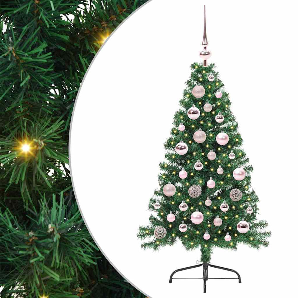 Mākslīgā pirmsvētku eglīte EVERGREEN AK, ar lampiņām Zaļa 120 cm.
