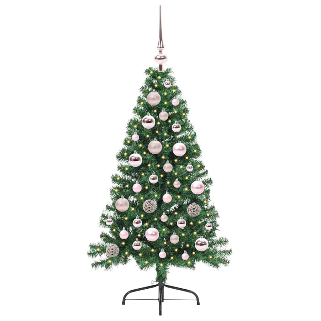 Mākslīgā pirmsvētku eglīte EVERGREEN AK, ar lampiņām Zaļa 120 cm.