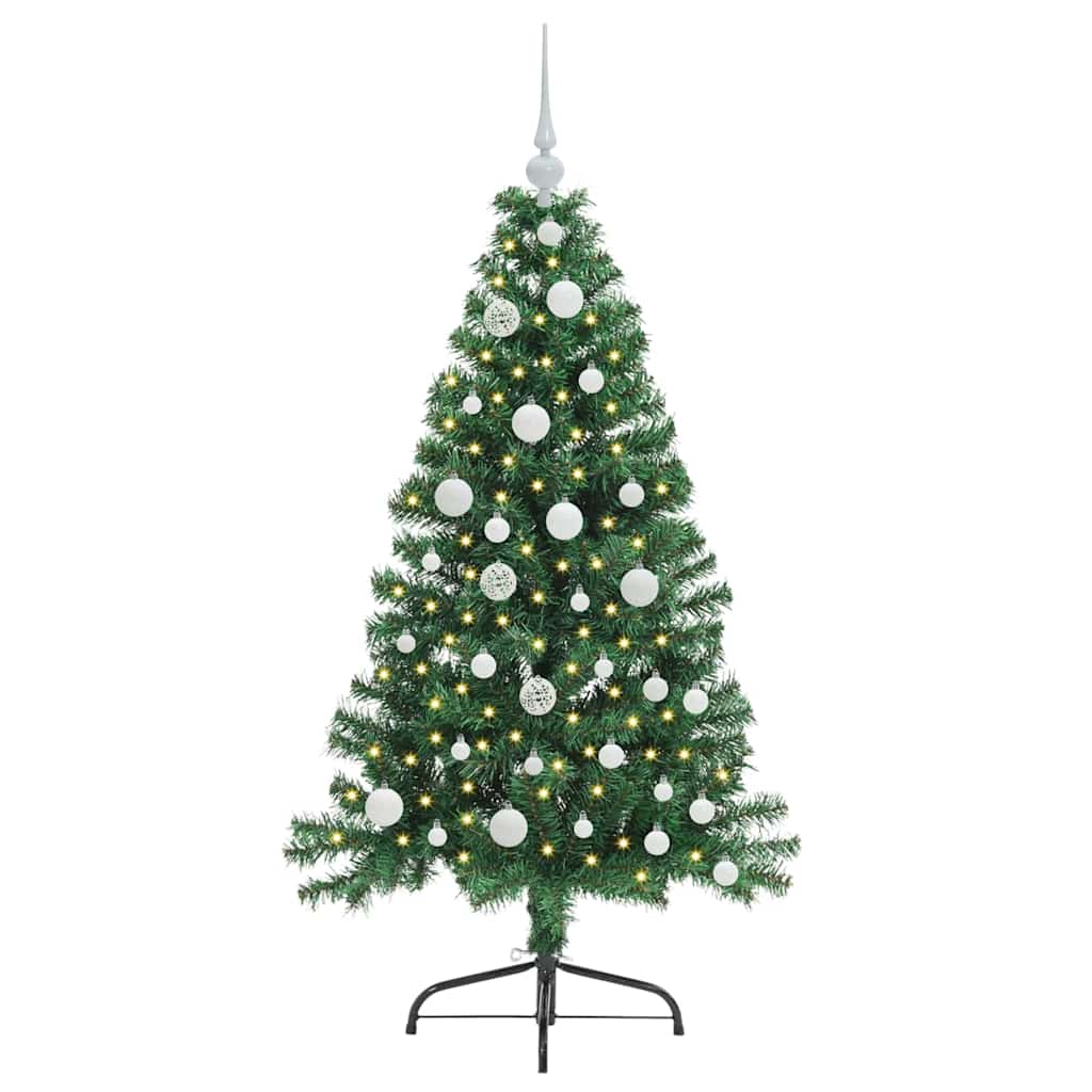 Mākslīgā pirmsvētku eglīte EVERGREEN AK, ar gaismām, zaļa, 120 cm.