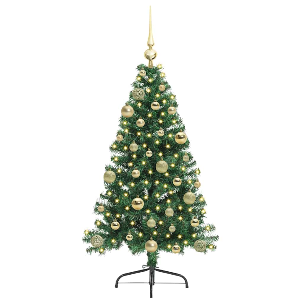 Artificial pre-lit Christmas tree EVERGREEN AK, Green 120 cm.