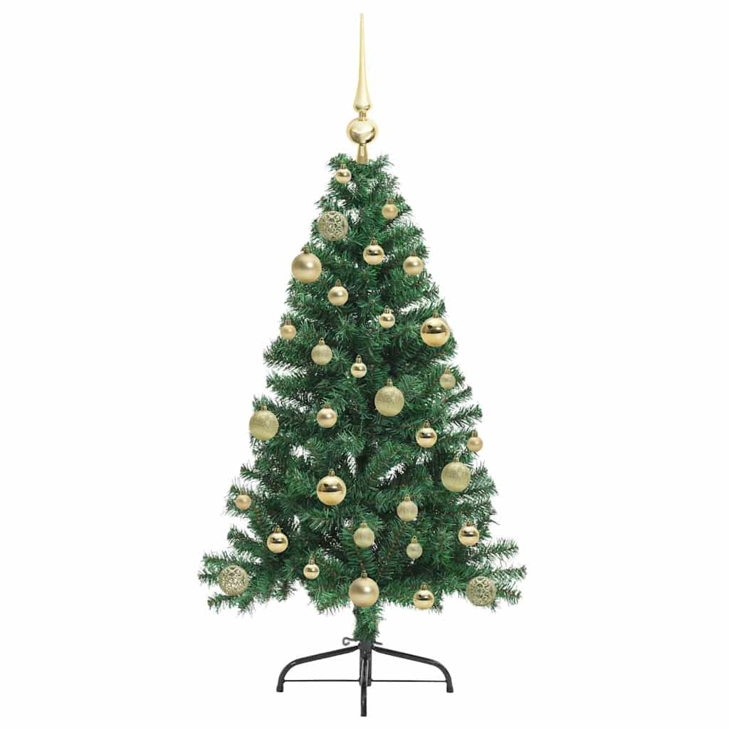 Artificial pre-lit Christmas tree EVERGREEN AK, Green 120 cm.