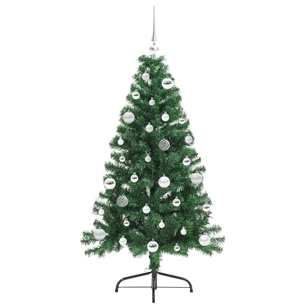 Mākslīgā pirmsvētku eglīte EVERGREEN AK, ar lampiņām Zaļa 150 cm.
