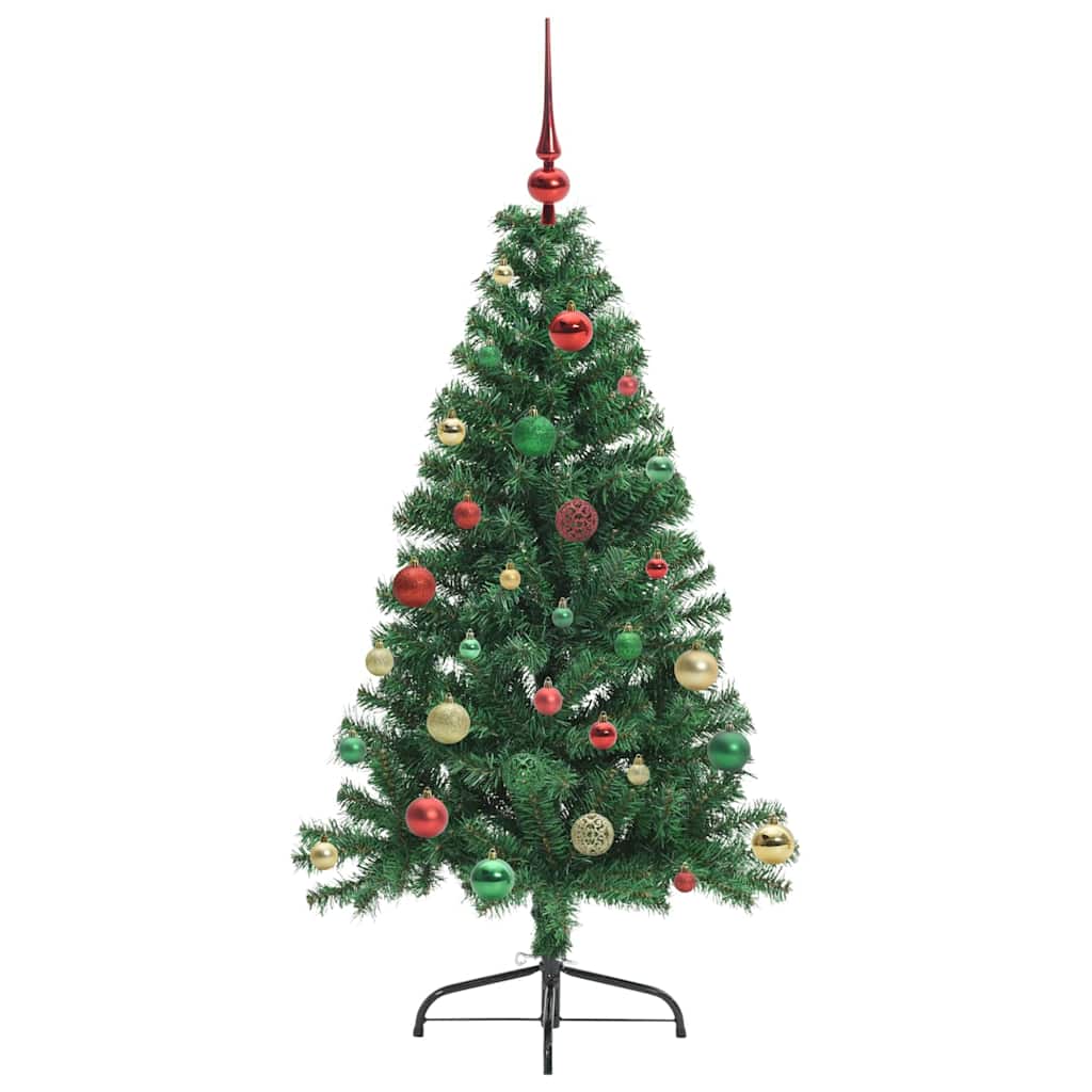 Mākslīgā Ziemassvētku eglīte ar lampiņām Zaļa 150 cm PVC
