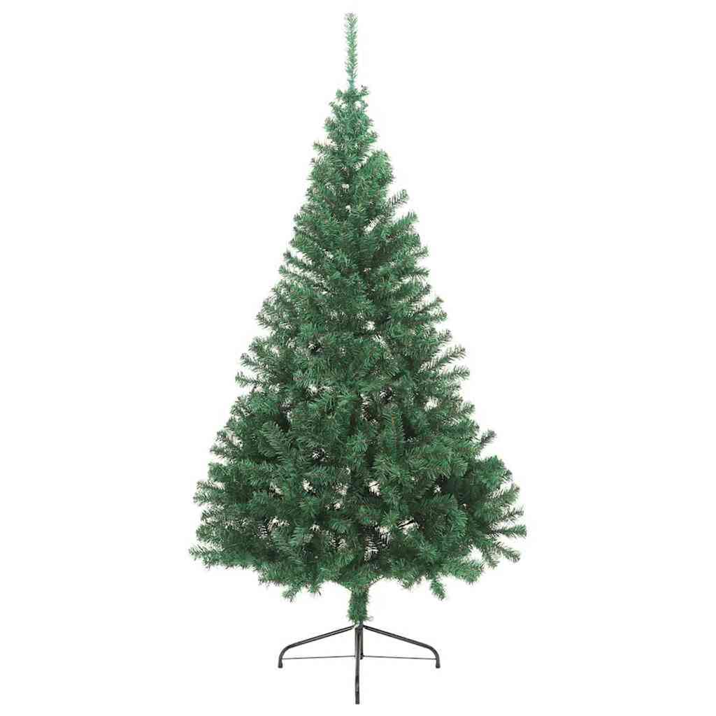 Dirbtinis prieššventinis eglutė su šviesomis Žalia 180 cm PVC
