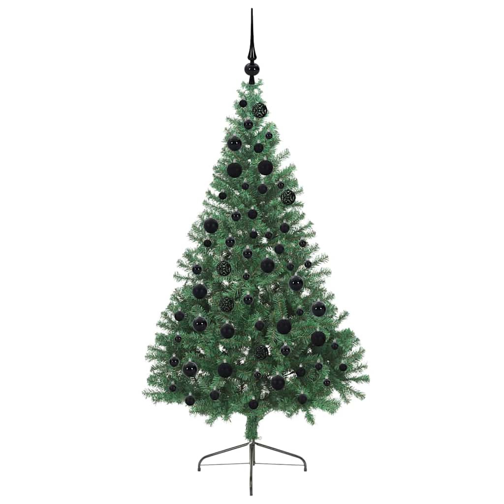 Artificial Pre-Lit Christmas Tree MOON CROWN, Green 180 cm.