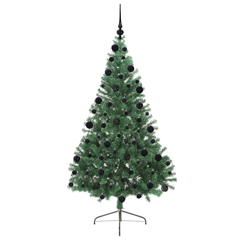 Artificial pre-lit Christmas tree MOON POLAR, Green 210 cm.
