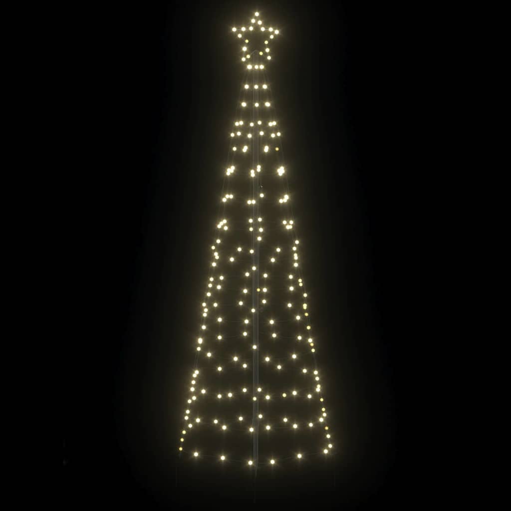 LED Kalėdinė eglutė su žemės kuoleliais Šilta balta 250 cm