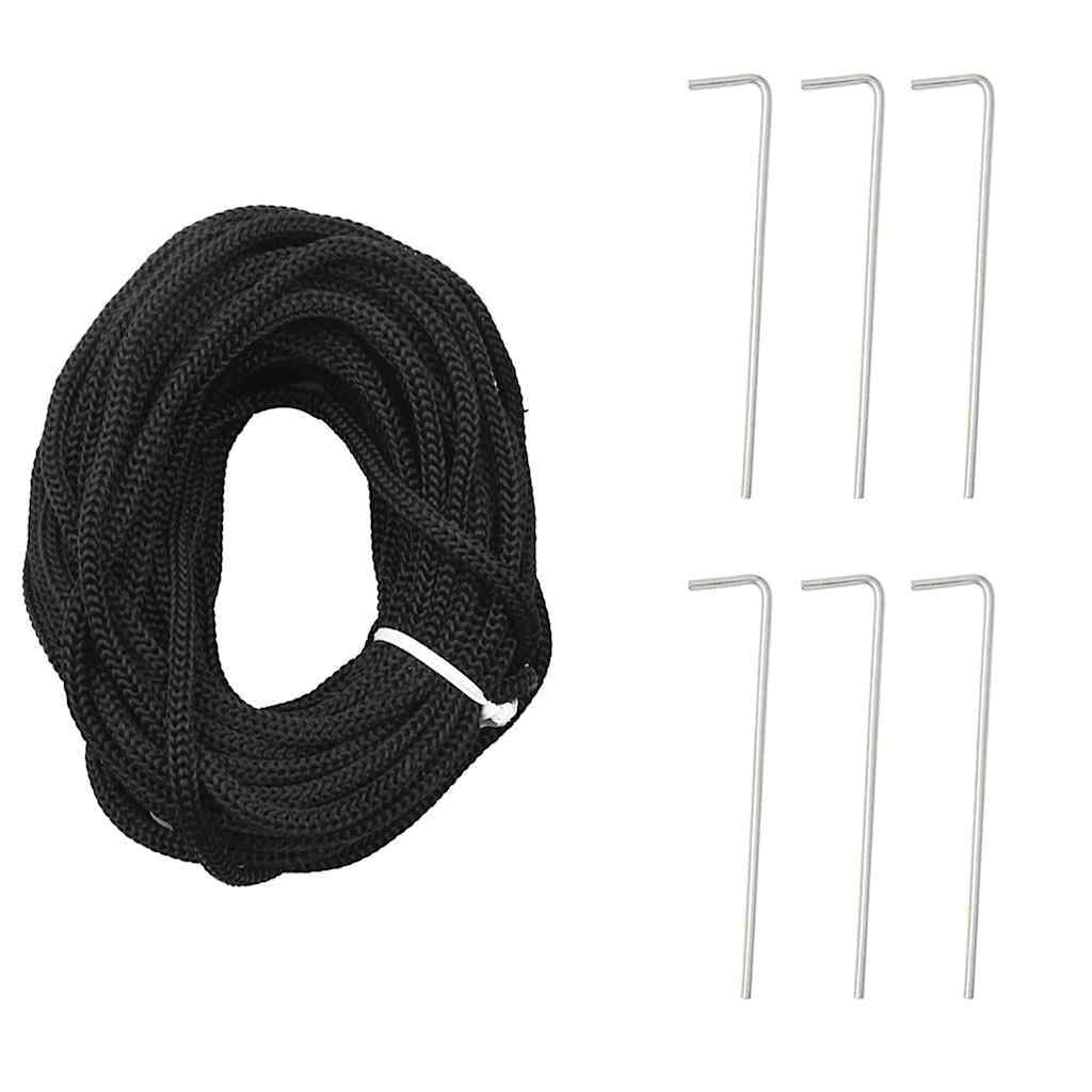 LED Kalėdinė eglutė HOLLOW EVERGREEN, su žemės kuoleliais Šalta balta 250 cm.