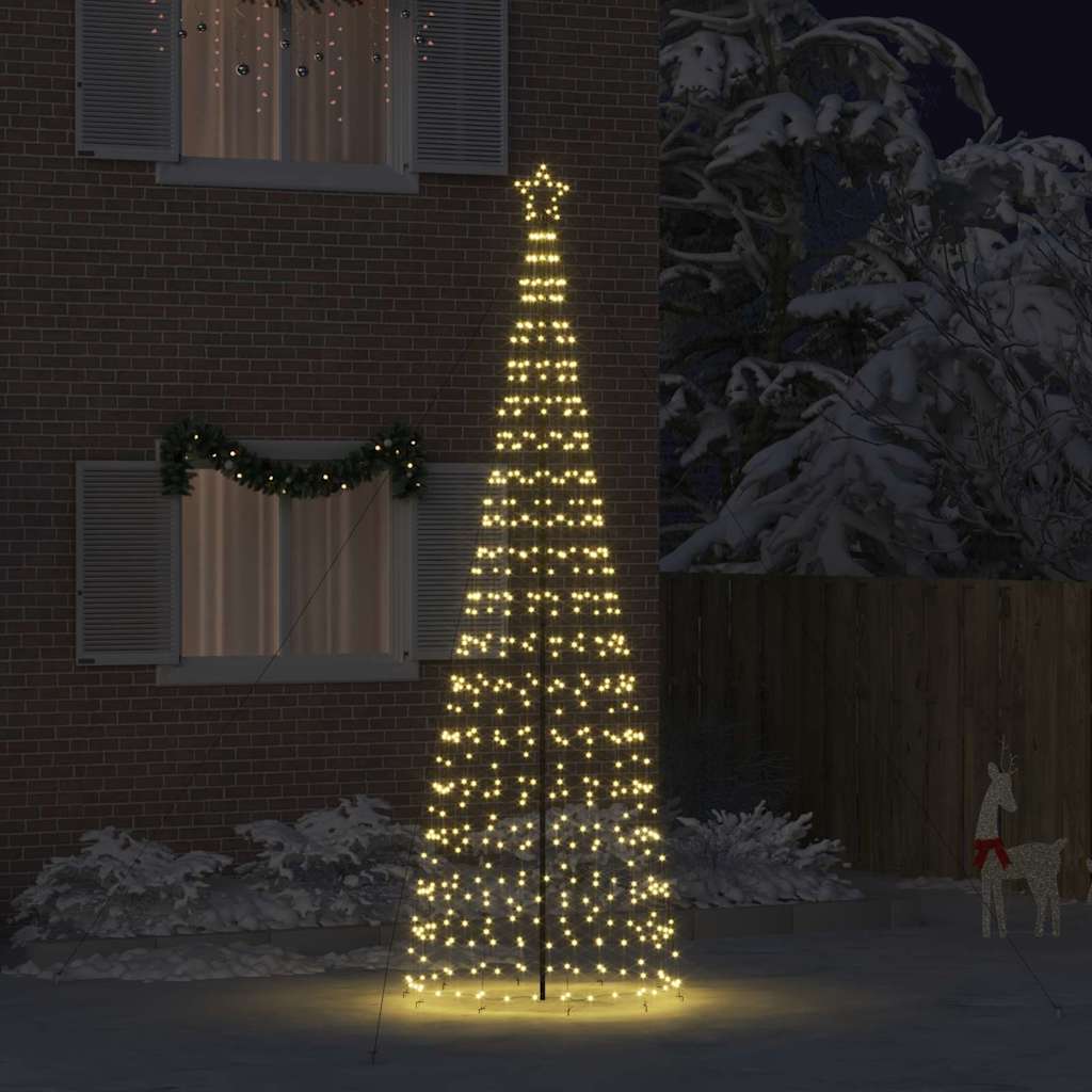 LED Kalėdų medis EKENAS 400 cm 800 LED Šilta balta Plienas