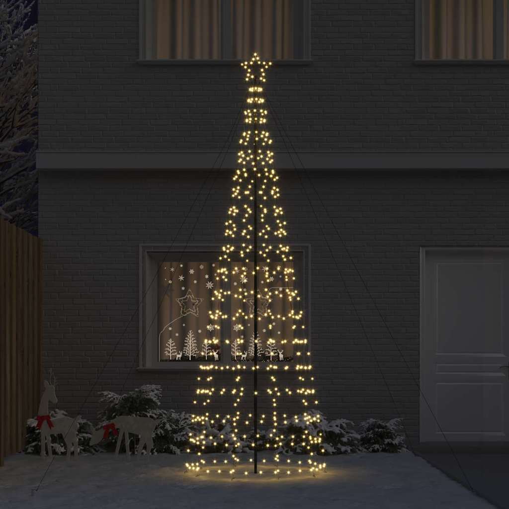 LED Kalėdų medis EKENAS 400 cm 800 LED Šilta balta Plienas