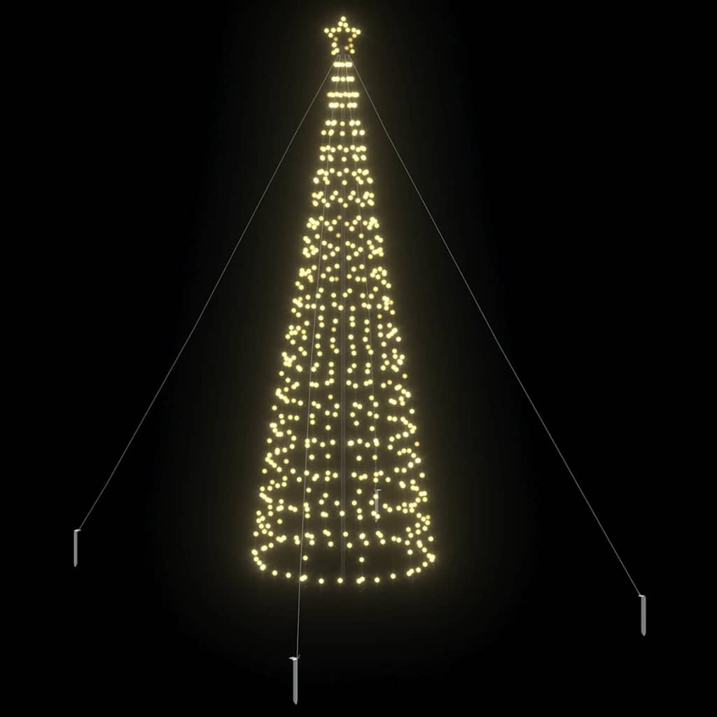 LED Kalėdų medis EKENAS 400 cm 800 LED Šilta balta Plienas