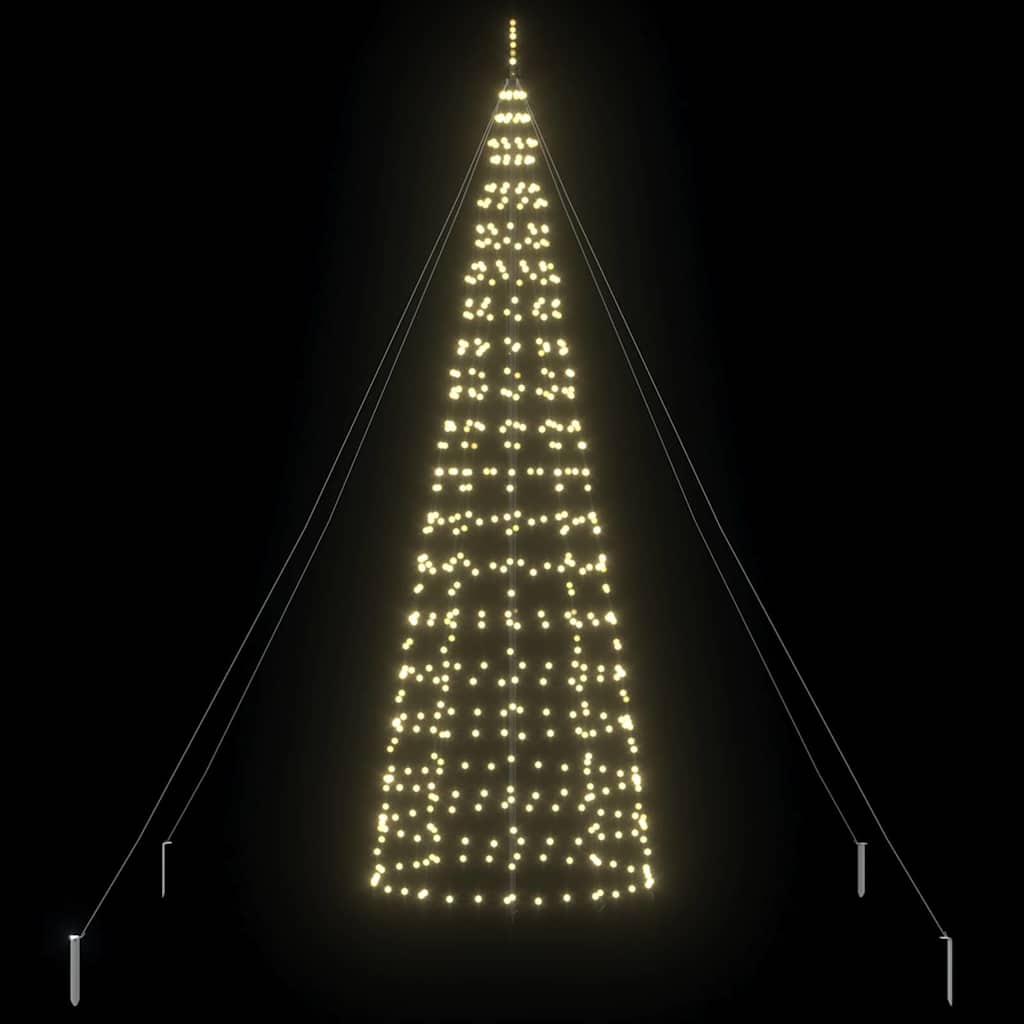 LED Kalėdų medis EKENAS 400 cm 800 LED Šilta balta Plienas