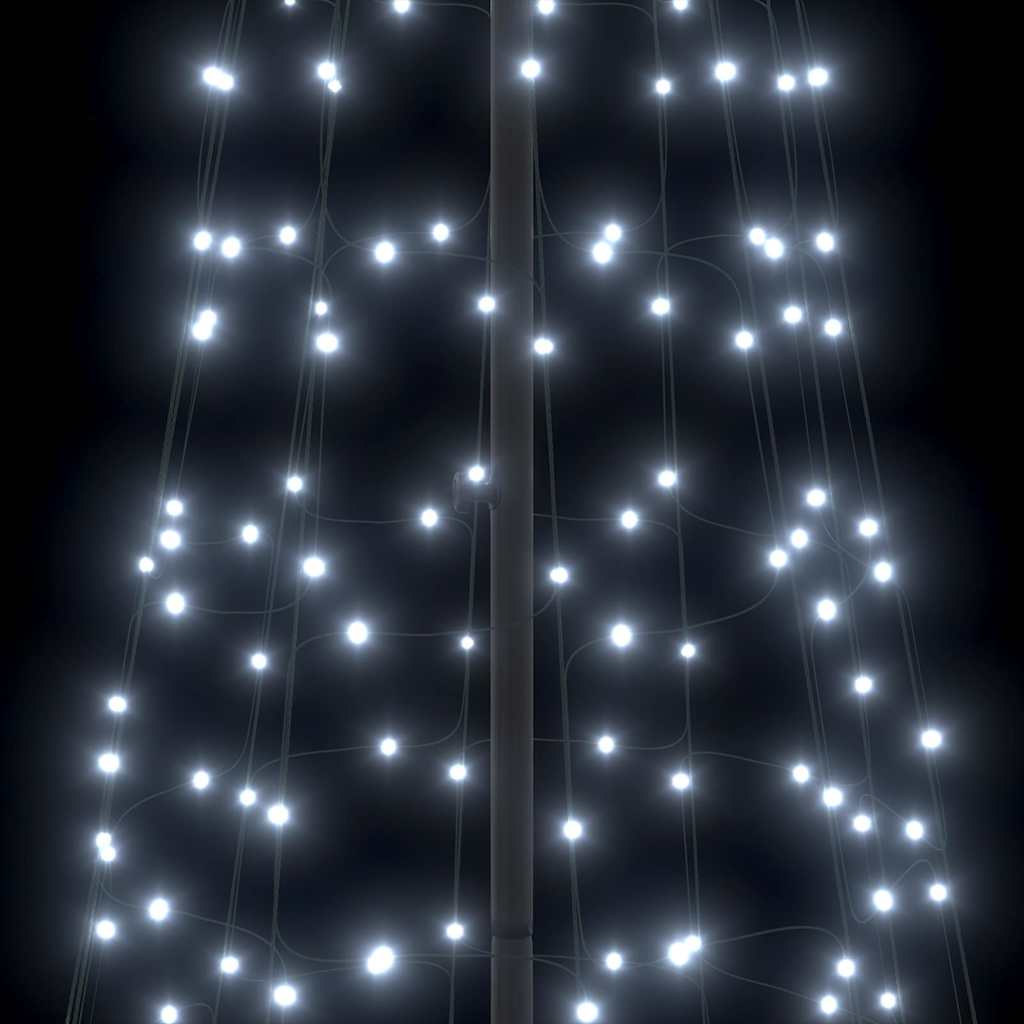 LED Kalėdų medis EKENAS 400 cm 800 LED Šalta balta Plienas