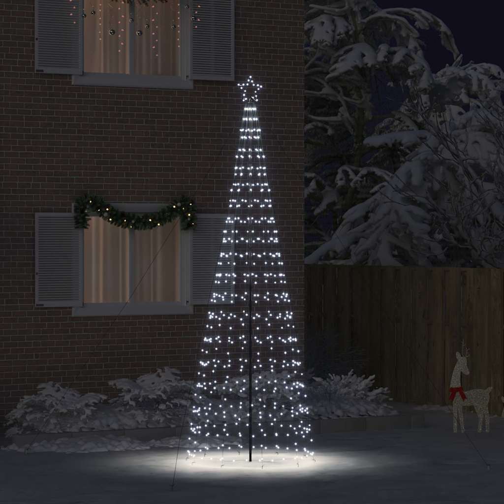 LED Kalėdų medis EKENAS 400 cm 800 LED Šalta balta Plienas