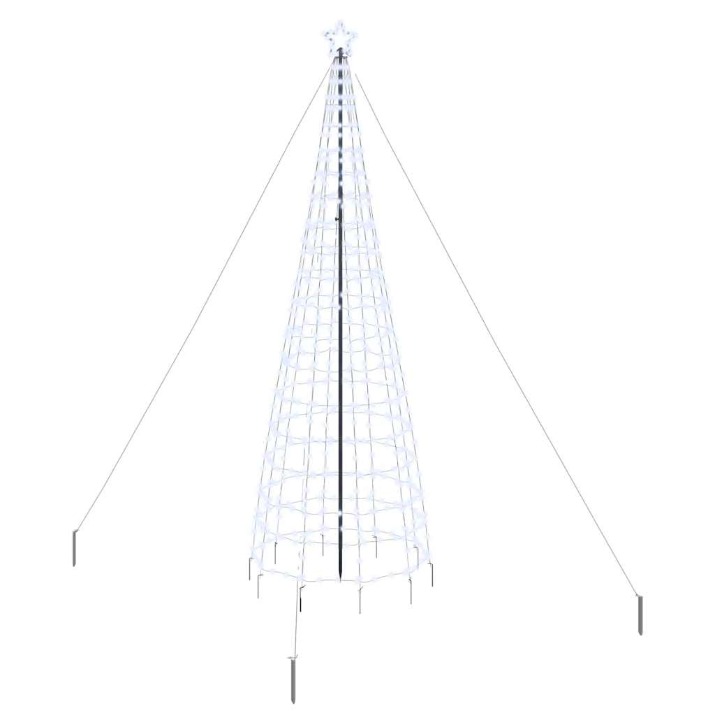 LED Kalėdų medis EKENAS 400 cm 800 LED Šalta balta Plienas