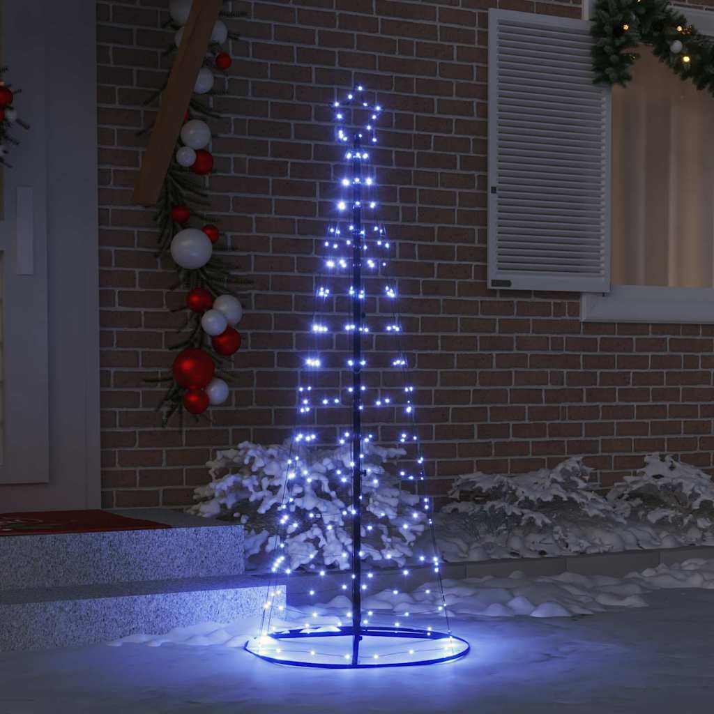 LED Kalėdų medis EKENAS 250 cm 390 LED Mėlyna Plienas Mėlyna