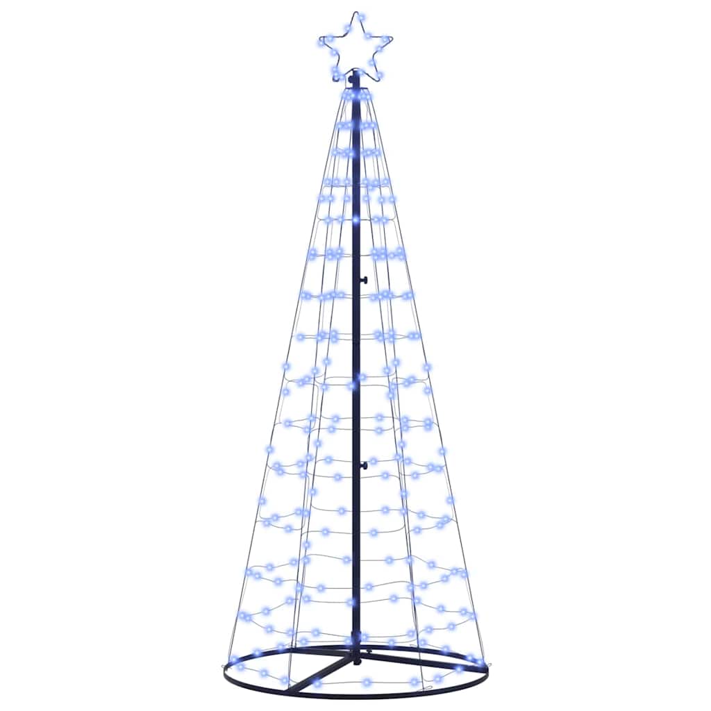LED Kalėdų medis EKENAS 250 cm 390 LED Mėlyna Plienas Mėlyna