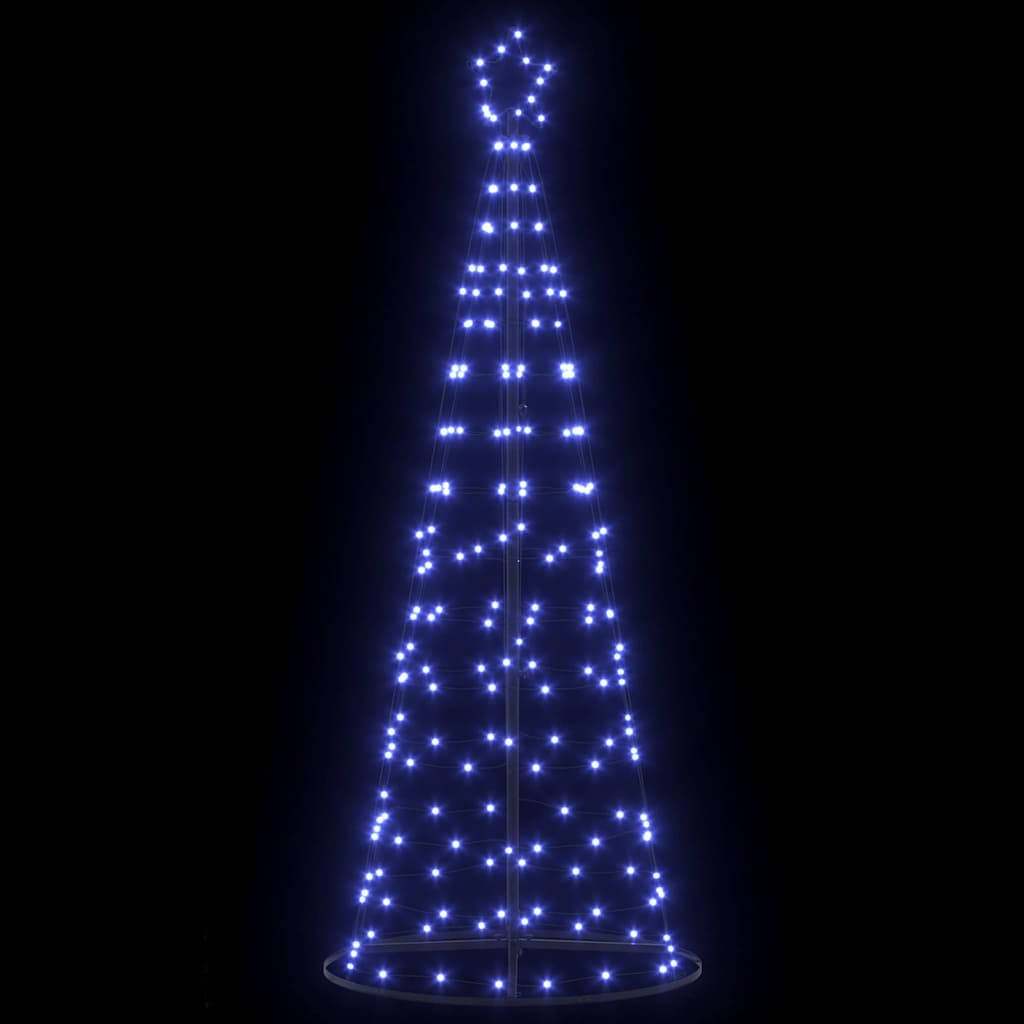 LED Kalėdų medis EKENAS 250 cm 390 LED Mėlyna Plienas Mėlyna