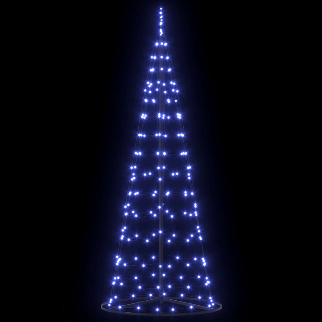 LED Kalėdų medis EKENAS 250 cm 390 LED Mėlyna Plienas Mėlyna
