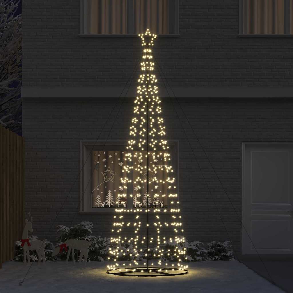 LED Kalėdų medis EKENAS 400 cm 800 LED Šilta balta Plienas