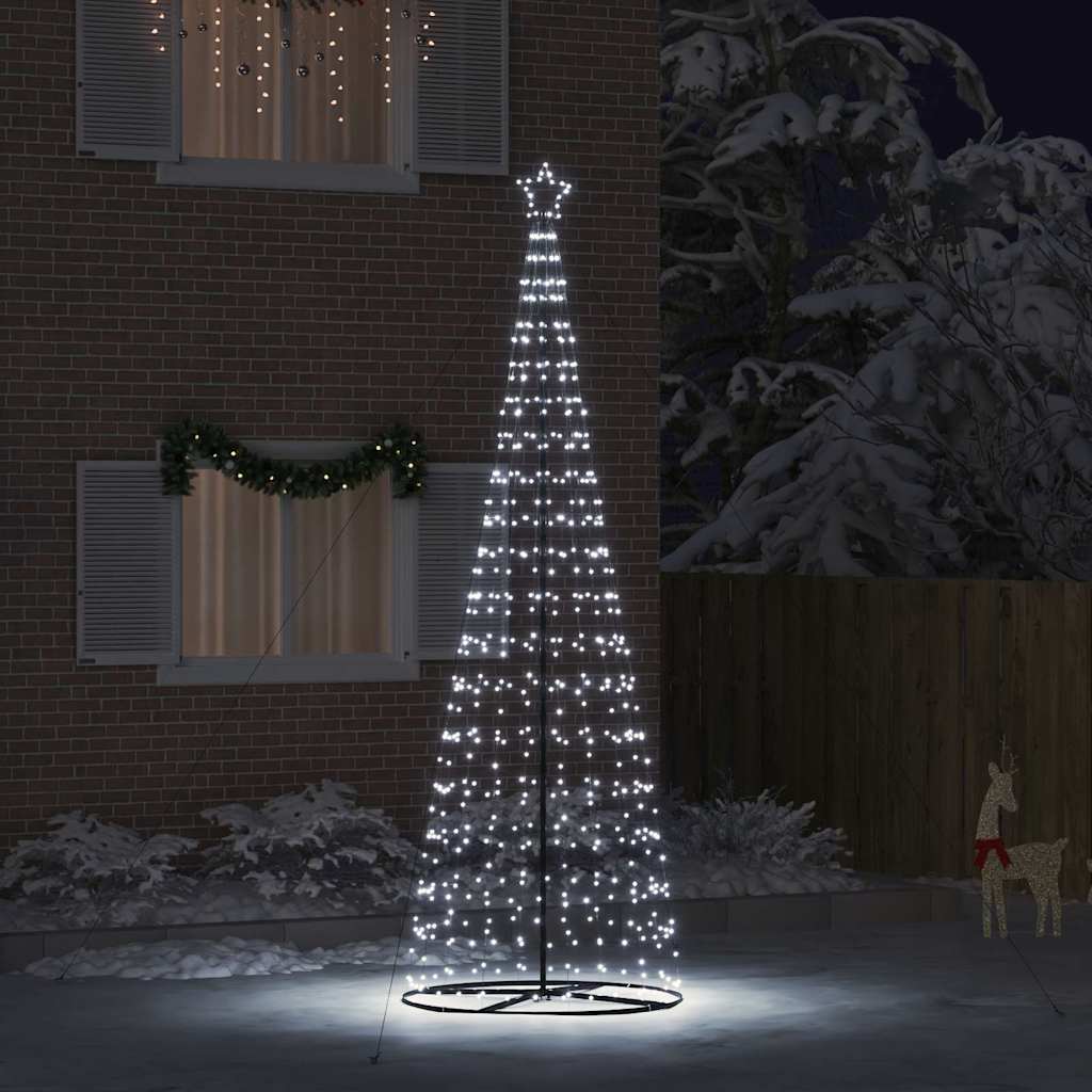 LED Kalėdų medis EKENAS 400 cm 800 LED Šalta balta Plienas