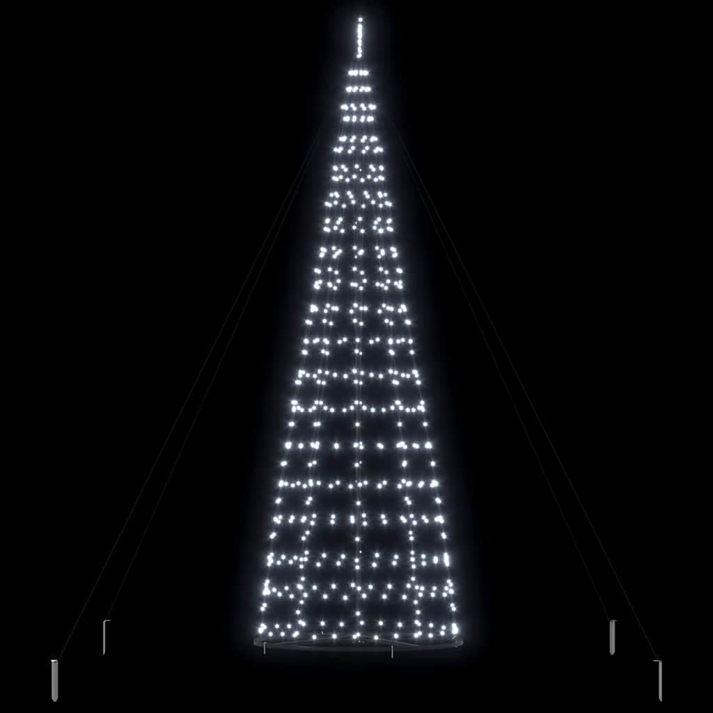 LED Kalėdų medis EKENAS 400 cm 800 LED Šalta balta Plienas