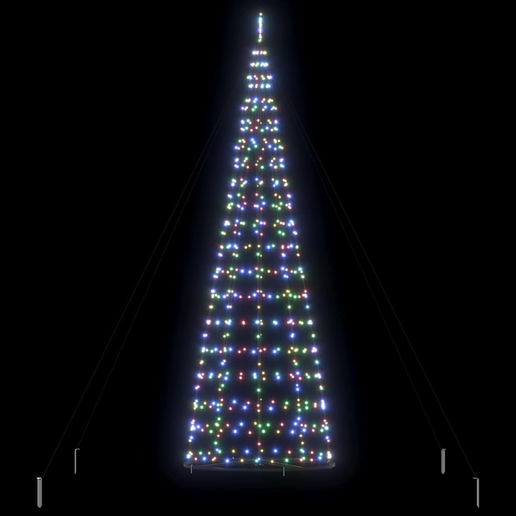 LED Kalėdų medis EKENAS 400 cm 800 LED Įvairių spalvų Plienas