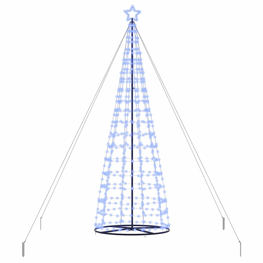LED Kalėdų medis EKENAS 400 cm 800 LED Mėlyna Plienas Mėlyna