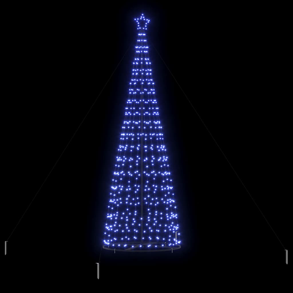 LED Kalėdų medis EKENAS 400 cm 800 LED Mėlyna Plienas Mėlyna