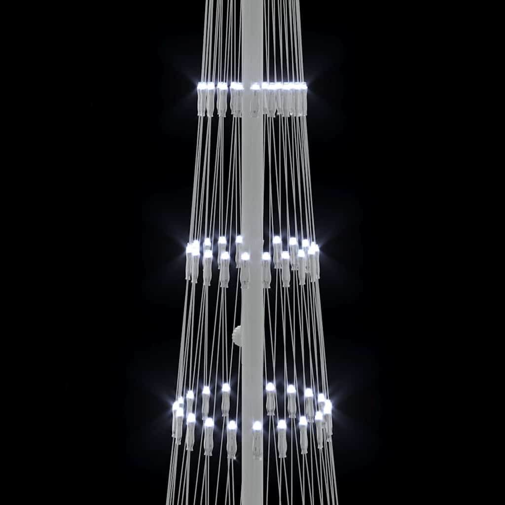 LED Kalėdų medis WINTER WINTER, stovu Šalta balta 51 x 51 x 190 cm. metalas