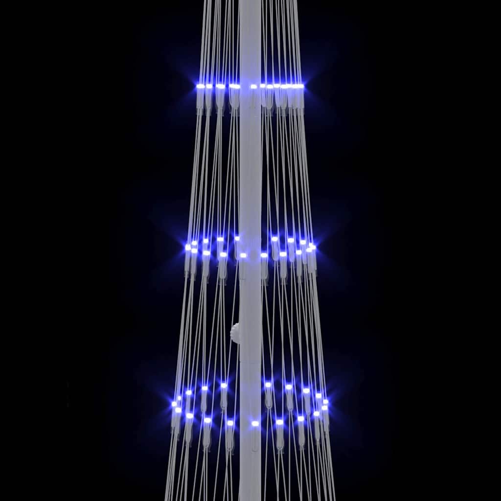 LED Kalėdų medis WINTER WINTER, su 230 LED Mėlyna 51 x 51 x 190 cm. metalas