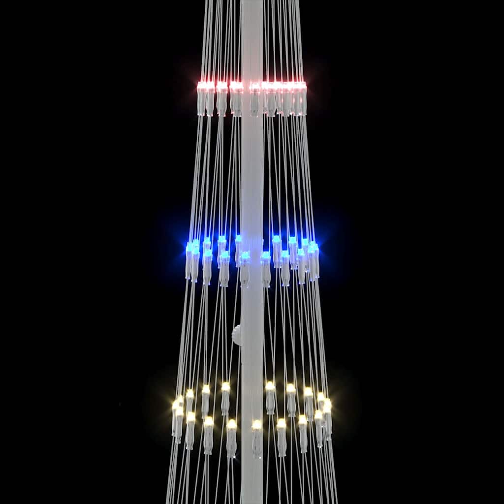 LED Kalėdų medis WINTER WINTER, Įvairiaspalvis 51 x 51 x 190 cm. metalas