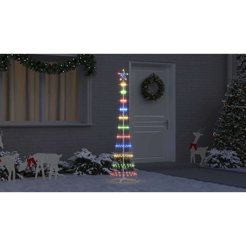 LED Kalėdų medis WINTER WINTER, Įvairiaspalvis 51 x 51 x 190 cm. metalas