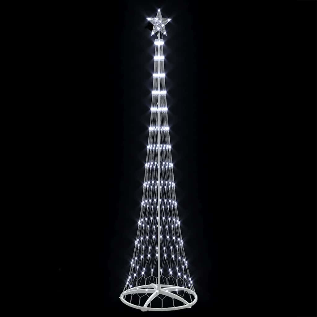 LED Kalėdų medis WINTER WINTER, stovu Šalta balta 70 x 70 x 250 cm. metalas