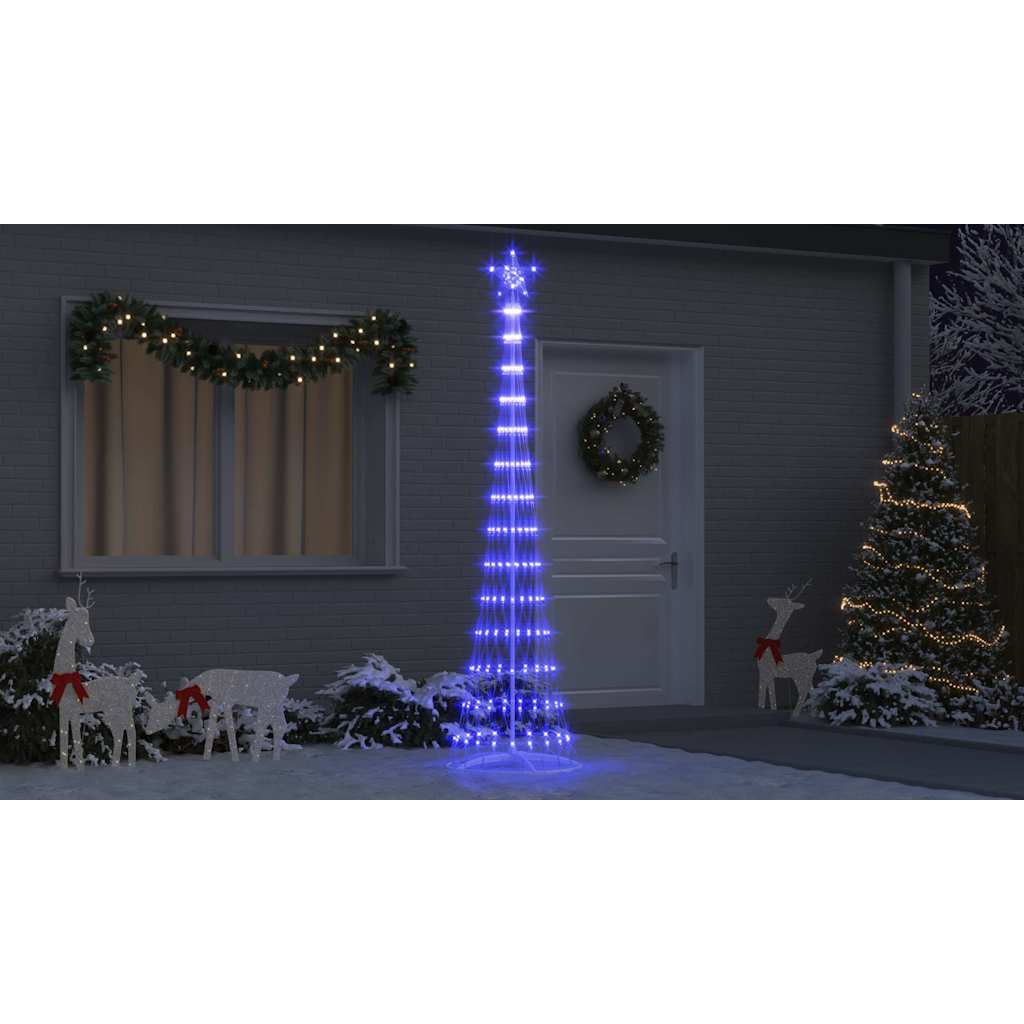 LED Kalėdų medis WINTER WINTER, su 290 LED Mėlyna 70 x 70 x 250 cm. metalas