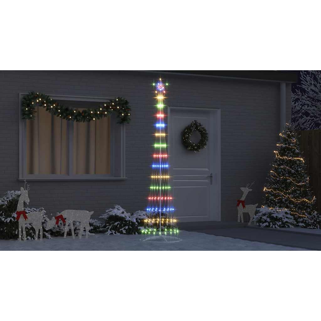LED Kalėdų medis WINTER WINTER, Įvairiaspalvis 70 x 70 x 250 cm. metalas
