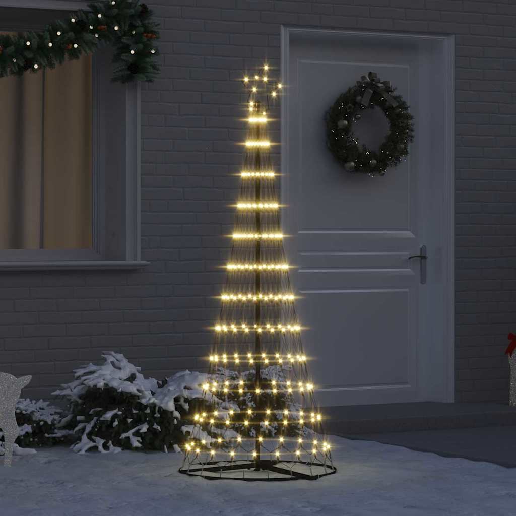 LED Kalėdų medis Šilta balta 184,5 cm metalas