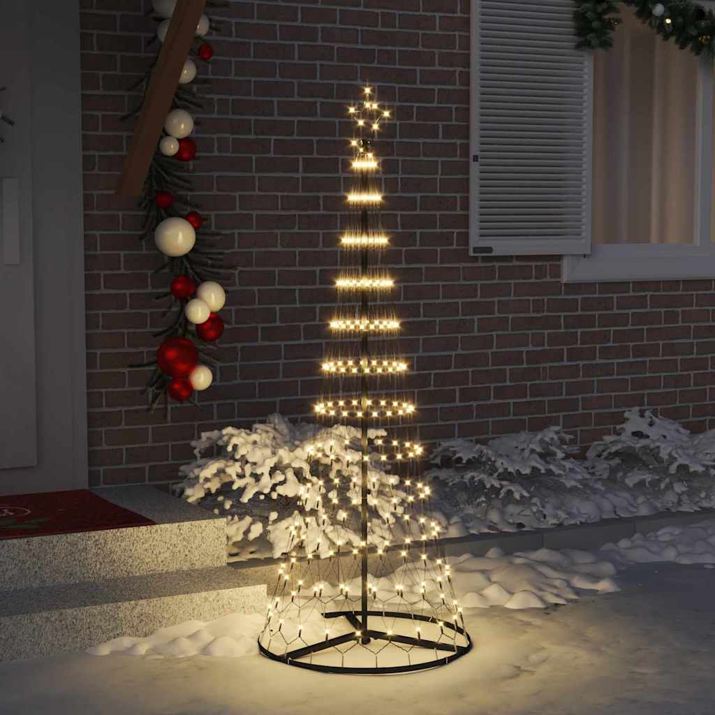 LED Kalėdų medis Šilta balta 184,5 cm metalas