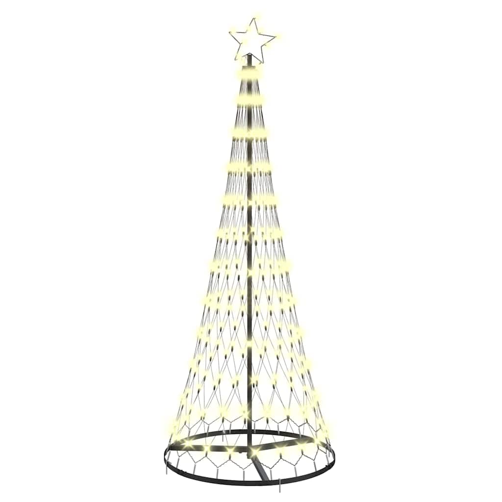 LED Kalėdų medis Šilta balta 184,5 cm metalas