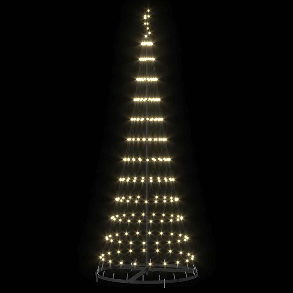 LED Kalėdų medis Šilta balta 184,5 cm metalas
