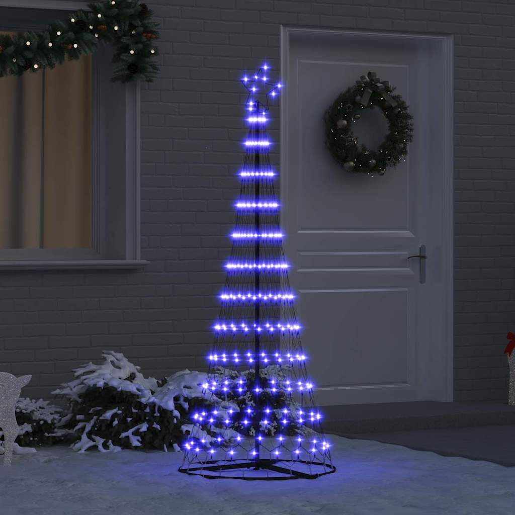 LED Kalėdų medis Mėlyna 184,5 cm metalas