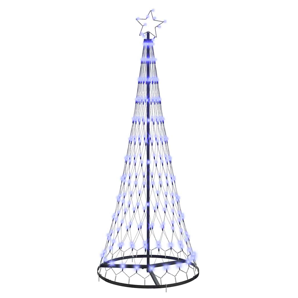 LED Kalėdų medis Mėlyna 184,5 cm metalas