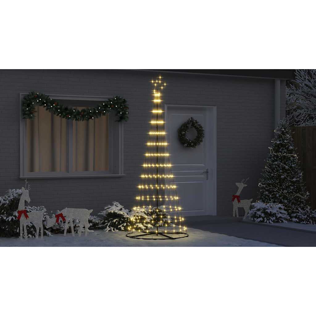 LED Kalėdų medis su 295 LED s stovu Šilta balta 250 cm metalas
