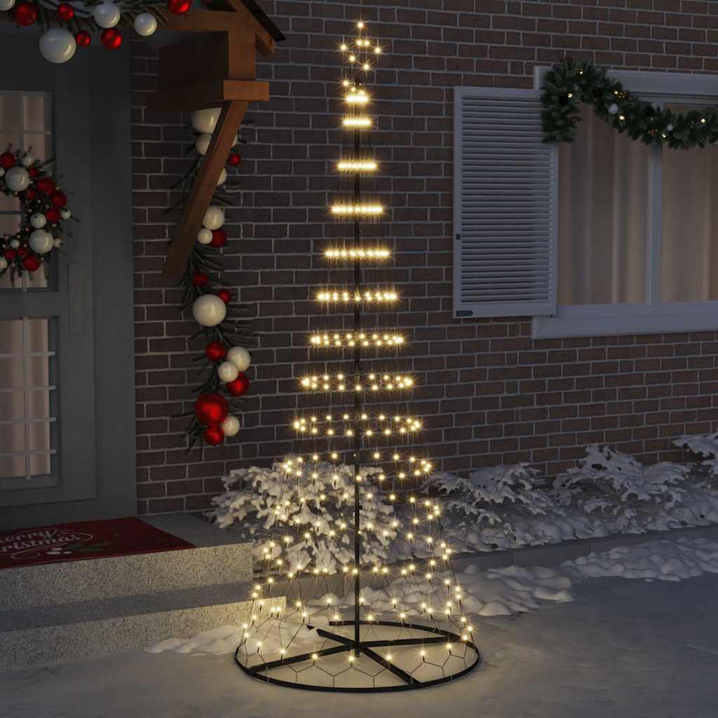 LED Kalėdų medis Šilta balta 250 cm metalas