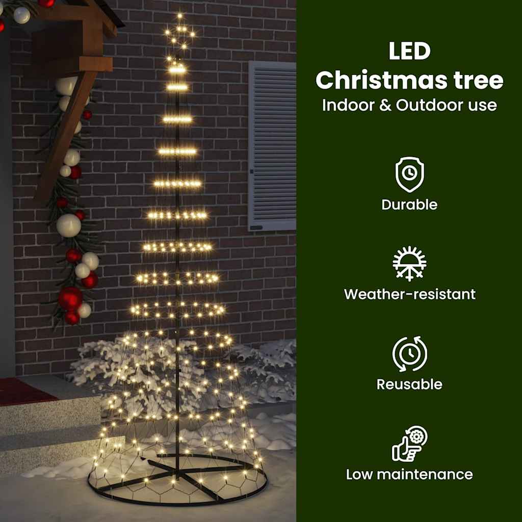 LED Kalėdų medis su 295 LED s stovu Šilta balta 250 cm metalas
